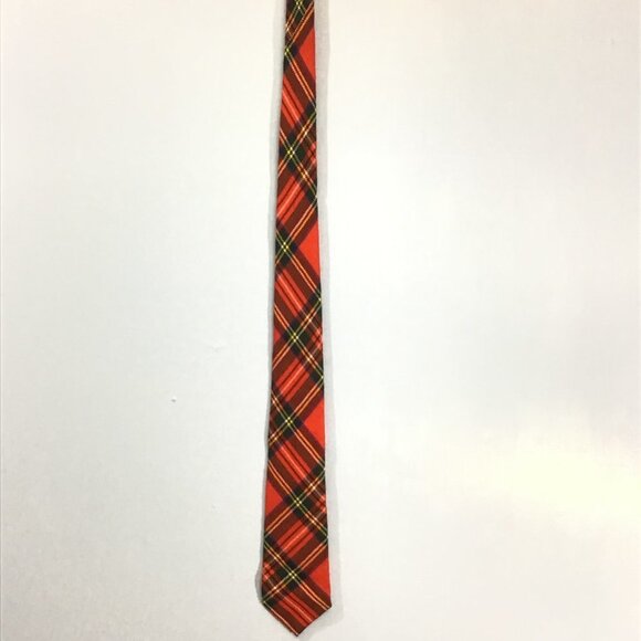 The Scotch House Wool Stewart Royal Tartan Plaid Tie - Picture 6 of 6